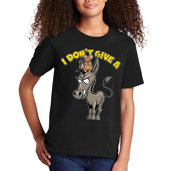 Funny I Don't Give A Rat's Ass Kids T-Shirt