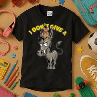 Funny I Don't Give A Rat's Ass Kids T-Shirt