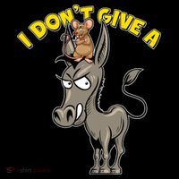 Funny I Don't Give A Rat's Ass Zip Tote Bag