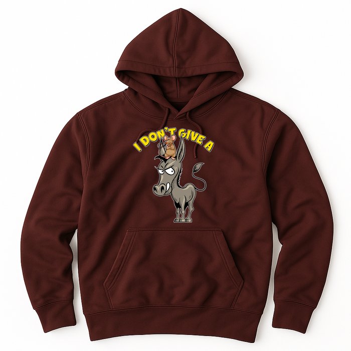 Funny I Don't Give A Rat's Ass Hoodie