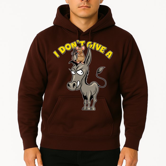 Funny I Don't Give A Rat's Ass Hoodie