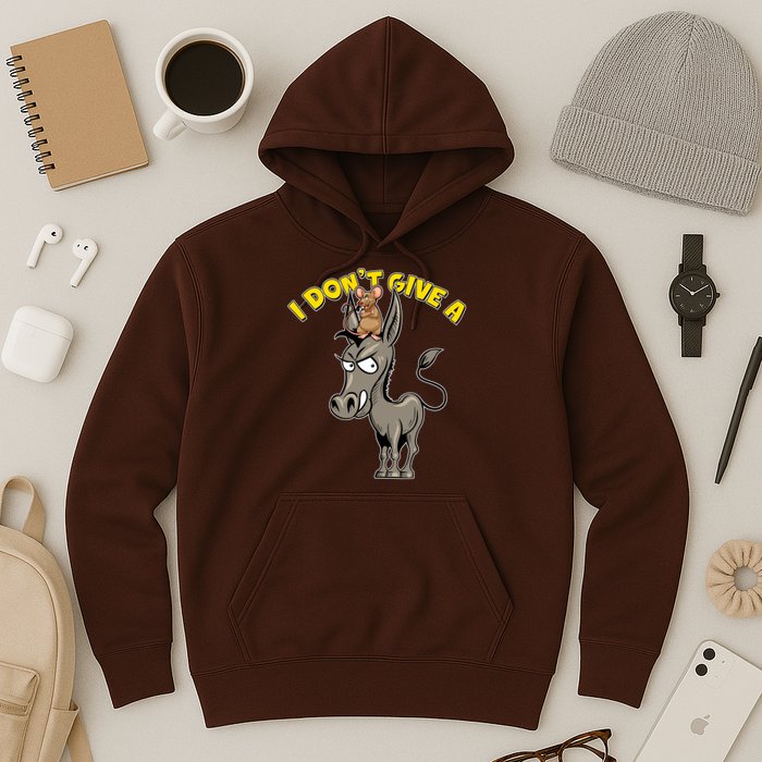 Funny I Don't Give A Rat's Ass Hoodie