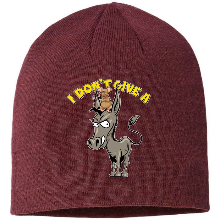 Funny I Don't Give A Rat's Ass Sustainable Beanie