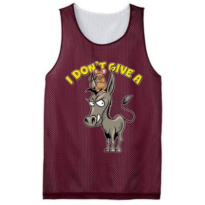 Funny I Don't Give A Rat's Ass Mesh Reversible Basketball Jersey Tank