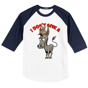 Funny I Don't Give A Rat's Ass Baseball Sleeve Shirt