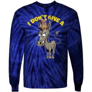 Funny I Don't Give A Rat's Ass Tie-Dye Long Sleeve Shirt