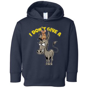 Funny I Don't Give A Rat's Ass Toddler Hoodie