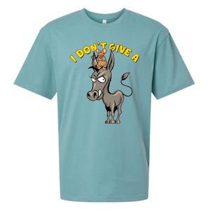 Funny I Don't Give A Rat's Ass Sueded Cloud Jersey T-Shirt