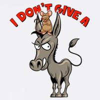 Funny I Don't Give A Rat's Ass Garment-Dyed Sweatshirt