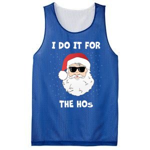 Funny I Do It For The Hos Funny Santa In Dark Sunglasses Gift Mesh Reversible Basketball Jersey Tank