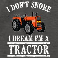 Funny I DonT Snore Tractor Farmer Gift For And Wo Vector Backpack