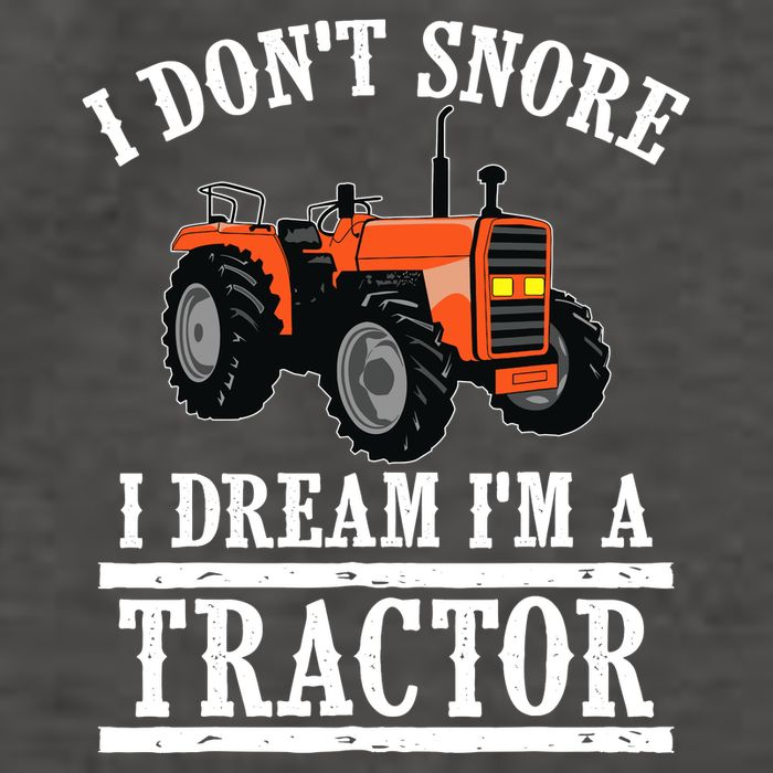 Funny I DonT Snore Tractor Farmer Gift For And Wo Vector Backpack