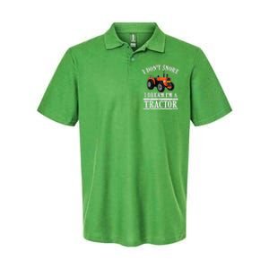 Funny I DonT Snore Tractor Farmer Gift For And Wo Softstyle Adult Sport Polo