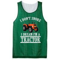 Funny I DonT Snore Tractor Farmer Gift For And Wo Mesh Reversible Basketball Jersey Tank