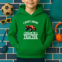 Funny I DonT Snore Tractor Farmer Gift For And Wo Kids Hoodie