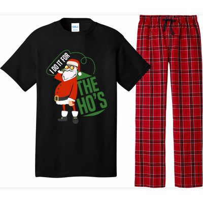 Funny I Do It For The Hos Ugly Christmas Gift Pajama Set