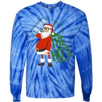 Funny I Do It For The Hos Ugly Christmas Gift Tie-Dye Long Sleeve Shirt