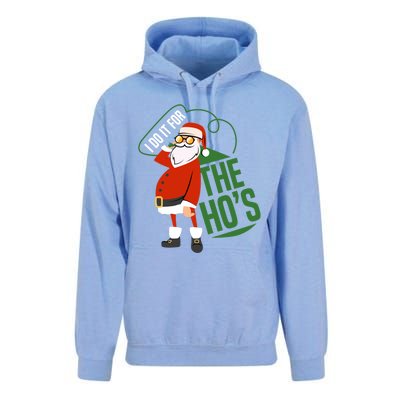 Funny I Do It For The Hos Ugly Christmas Gift Unisex Surf Hoodie