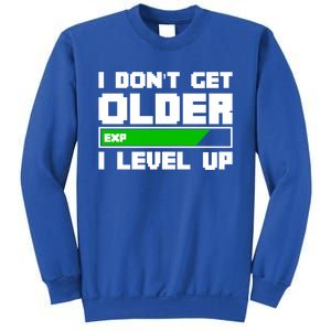 Funny I Dont Get Older I Level Up Gamers Gaming Birthday Gift Sweatshirt