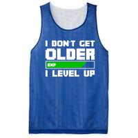 Funny I Dont Get Older I Level Up Gamers Gaming Birthday Gift Mesh Reversible Basketball Jersey Tank