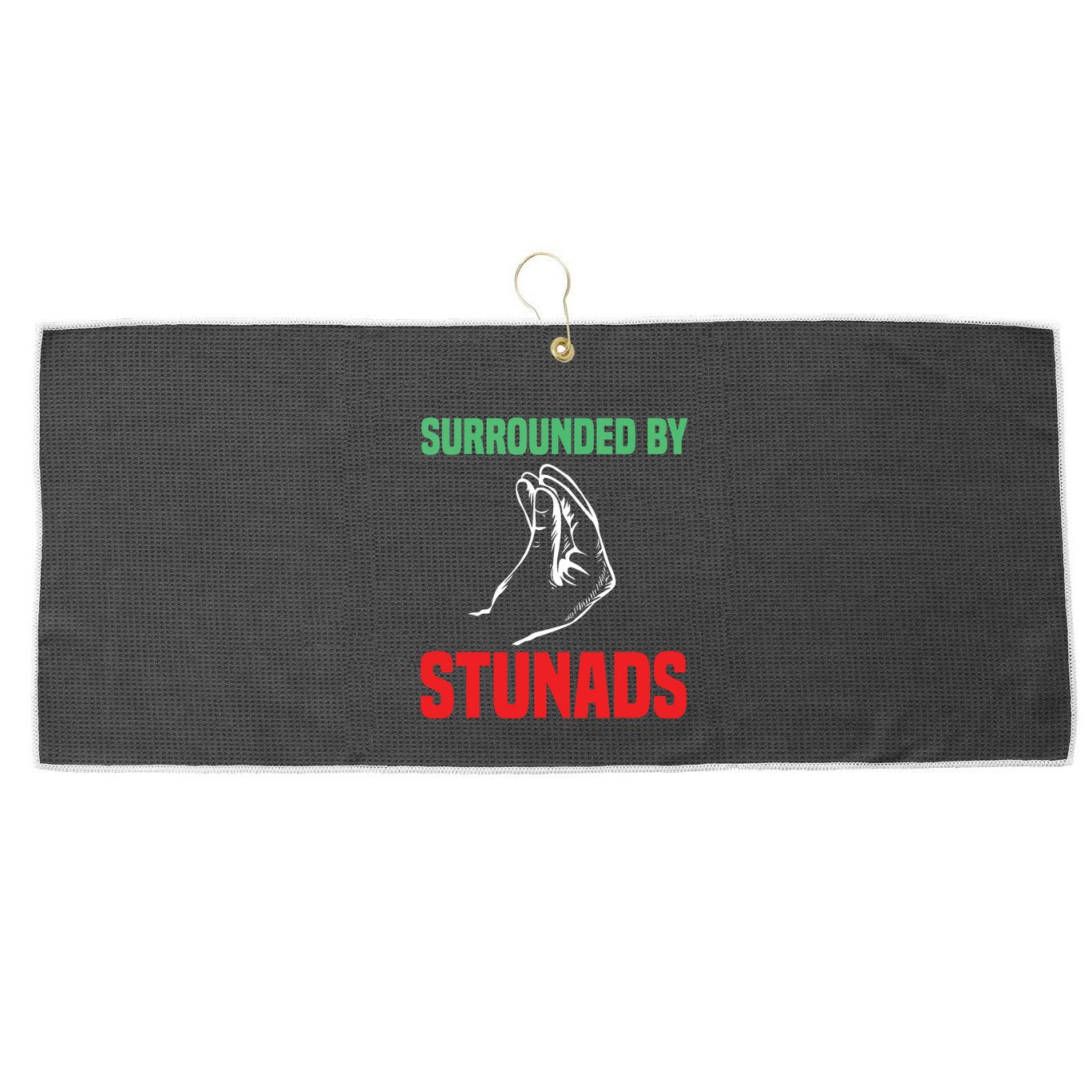 Funny Italian Design Men Women Italy Italian Hand Gesture Large Microfiber Waffle Golf Towel