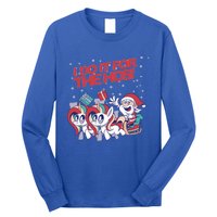 Funny I Do It For The Hos! Santa Claus Unicorn Horde Ho Gift Long Sleeve Shirt