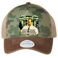 Funny! I DonT Really Care Margaret Jd Vance Interview Legacy Tie Dye Trucker Hat