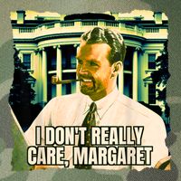 Funny! I DonT Really Care Margaret Jd Vance Interview Legacy Tie Dye Trucker Hat
