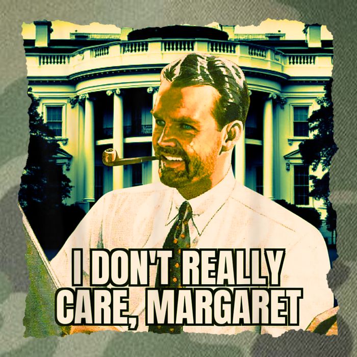Funny! I DonT Really Care Margaret Jd Vance Interview Legacy Tie Dye Trucker Hat