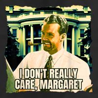 Funny! I DonT Really Care Margaret Jd Vance Interview 7 Panel Mesh Trucker Snapback Hat