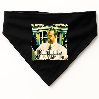 Funny! I DonT Really Care Margaret Jd Vance Interview USA-Made Doggie Bandana
