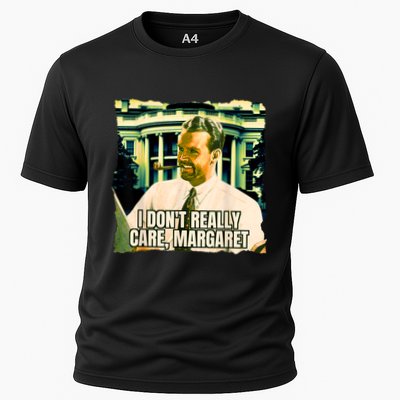 Funny! I DonT Really Care Margaret Jd Vance Interview Cooling Performance Crew T-Shirt