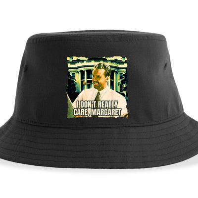 Funny! I DonT Really Care Margaret Jd Vance Interview Sustainable Bucket Hat