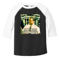 Funny! I DonT Really Care Margaret Jd Vance Interview Toddler Fine Jersey T-Shirt