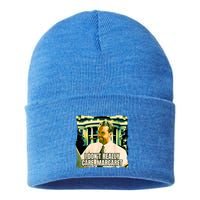 Funny! I DonT Really Care Margaret Jd Vance Interview Sustainable Knit Beanie