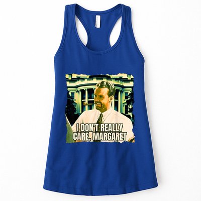 Funny! I DonT Really Care Margaret Jd Vance Interview Womens Tank Top