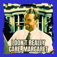 Funny! I DonT Really Care Margaret Jd Vance Interview Pom Pom 12in Knit Beanie