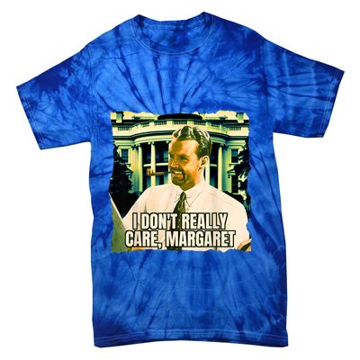 Funny! I DonT Really Care Margaret Jd Vance Interview Tie-Dye T-Shirt