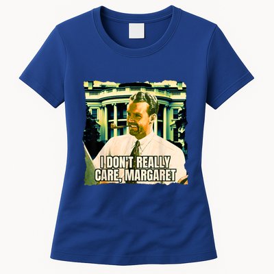 Funny! I DonT Really Care Margaret Jd Vance Interview Womens T-Shirt