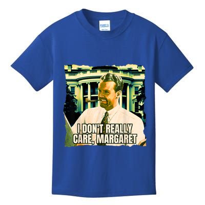 Funny! I DonT Really Care Margaret Jd Vance Interview Kids T-Shirt