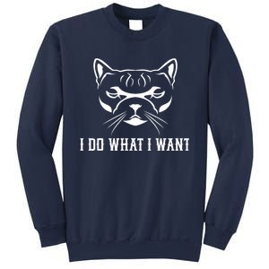 FUNNY I DO WHAT I WANT CAT LOVER GRAPHIC Sweatshirt