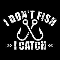 Fishing I DonT Fish I Catch Pom Pom 12in Knit Beanie