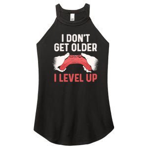 Funny I Dont Get Older I Level Up Gift For Men Game Controllers Women's Perfect Tri Rocker Tank