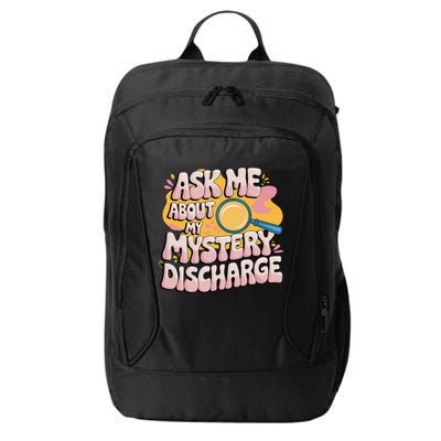Funny Inappropriate Discharge Adult Humor Embarrassing City Backpack