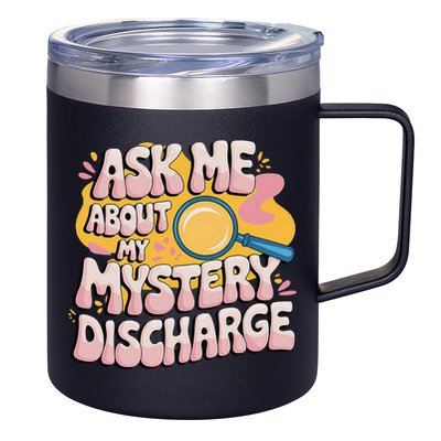 Funny Inappropriate Discharge Adult Humor Embarrassing 12oz Stainless Steel Coffee Mug