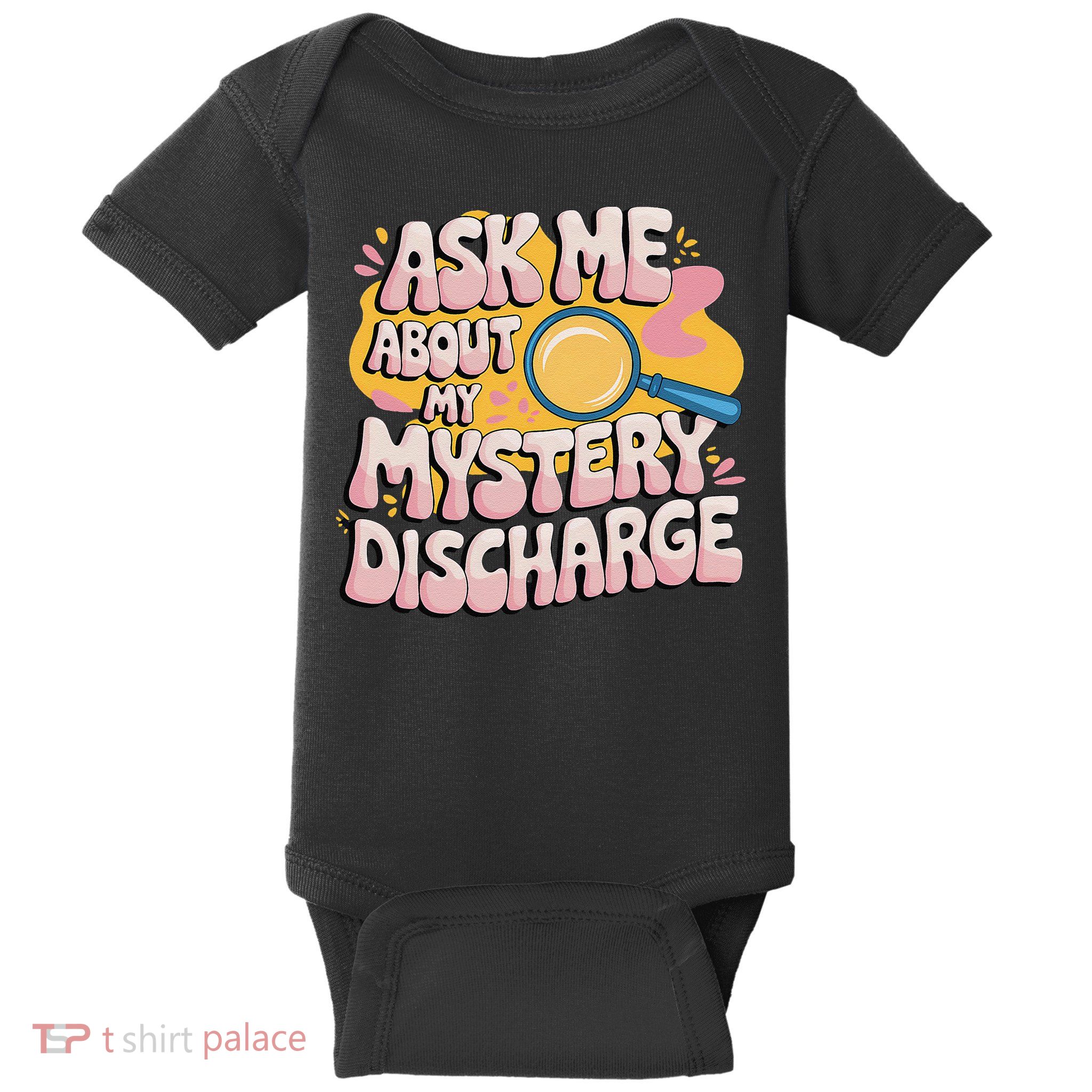 Funny Inappropriate Discharge Adult Humor Embarrassing Baby Bodysuit