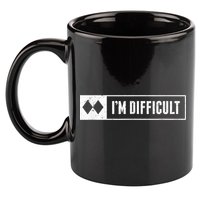 Funny I'm Difficult Snowboard Ski Mountain Sign Retro 11oz C Handle Ceramic Mug
