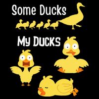 funny I don't have my ducks in a row Wool Snapback Cap