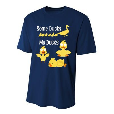 funny I don't have my ducks in a row Performance Sprint T-Shirt