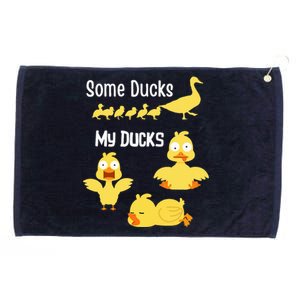 funny I don't have my ducks in a row Grommeted Golf Towel